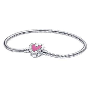 Браслет Pandora x Keith HaringTM "Рожеве серце" 592217C01