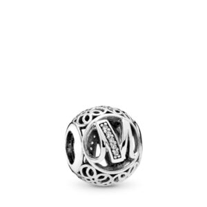 Намистина Pandora "Літера M" 791857CZ