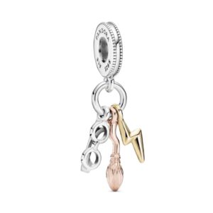 Намистина Pandora "Окуляри, мітла Німбус 2000 та блискавка" 799129C00