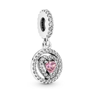 Намистина Pandora "Серце з подвійним ореолом" 791476C01